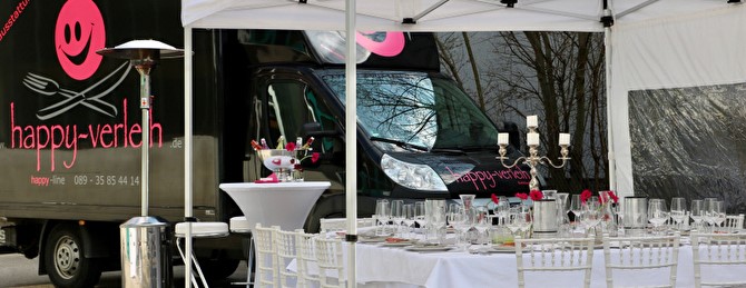 Happy Verleih Eventaustatter Laster